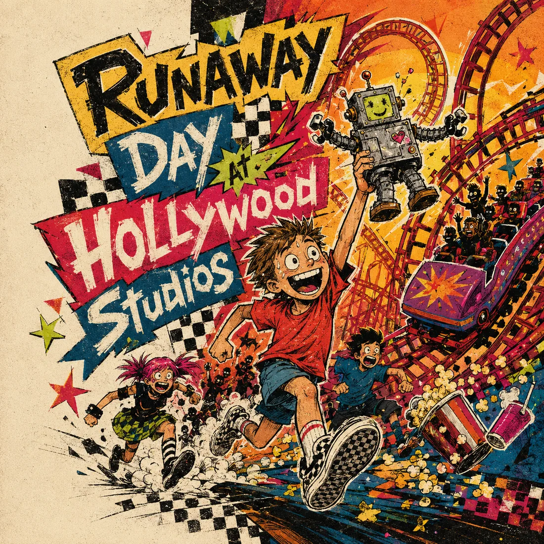 Single sleeve for Runaway Day at Hollywood Studios