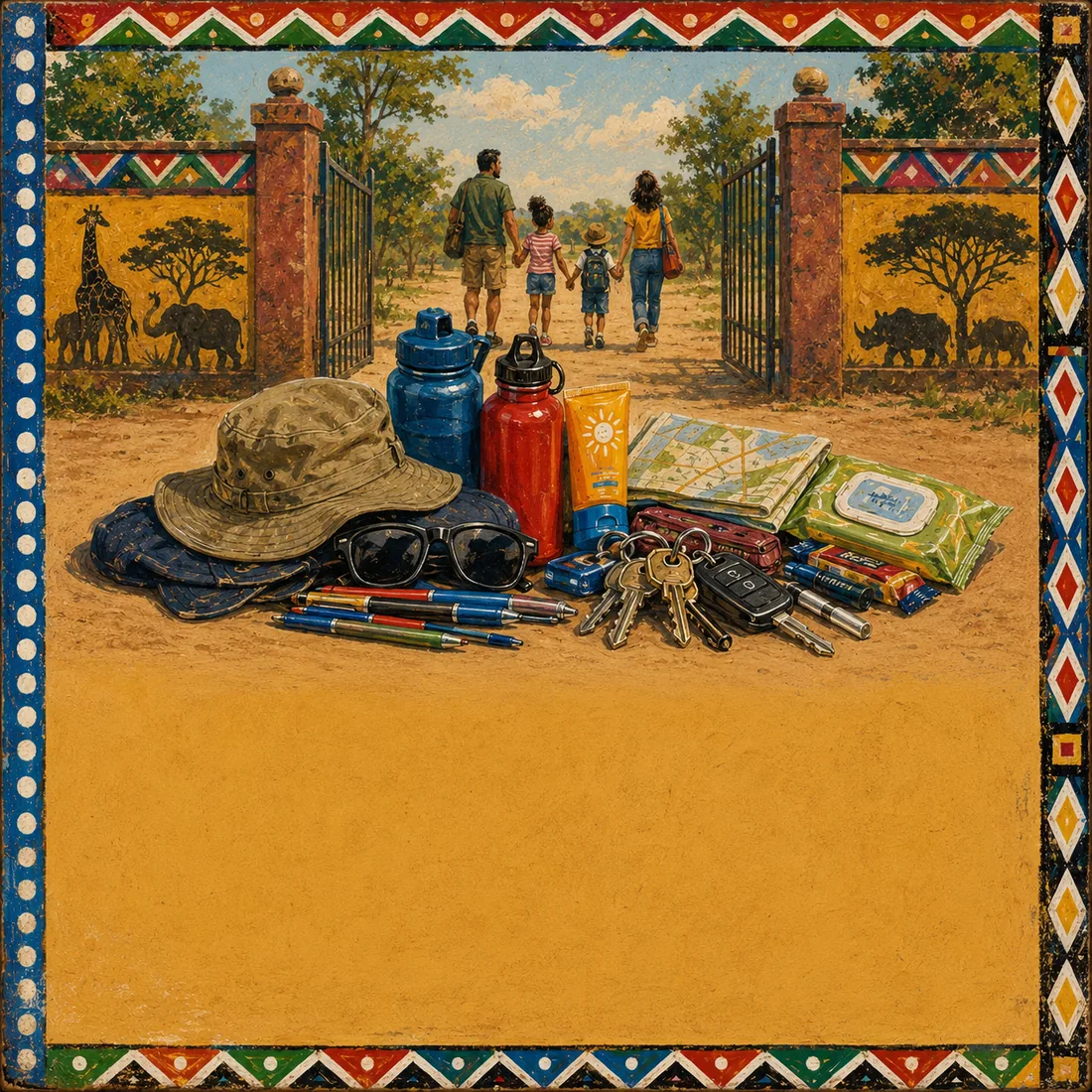 Back cover art for Animal Kingdom Gat