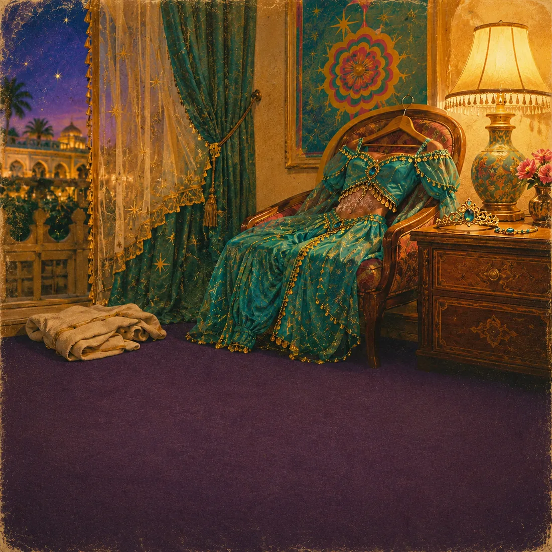 Back cover art for Jasmine Blue Regal